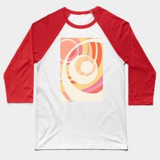 Abstract Sunset Baseball T-Shirt